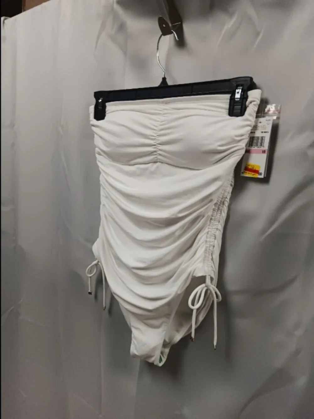 Womens White Swimsuit MICHAEL KORS Size 10 ORG $122 NWT (rack6v)